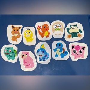 3 for $5 Pokemon Stickers - Pikachu, Snorlax, Jigglypuff, Squirtle, Psyduck